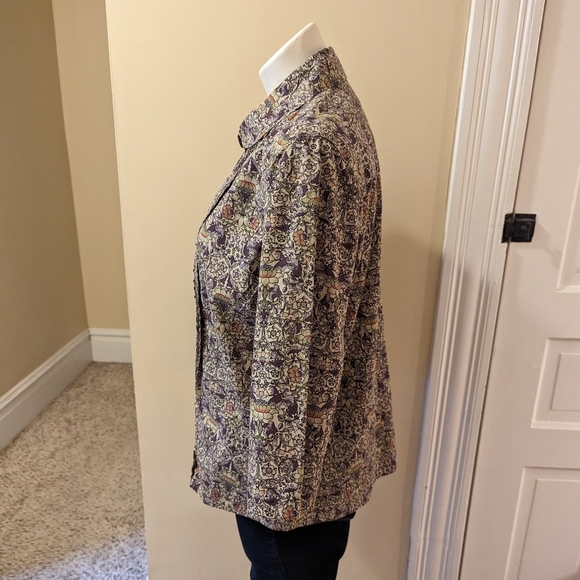 Preswick & Moore Sport multi color glor print button down size L - Picture 2 of 9